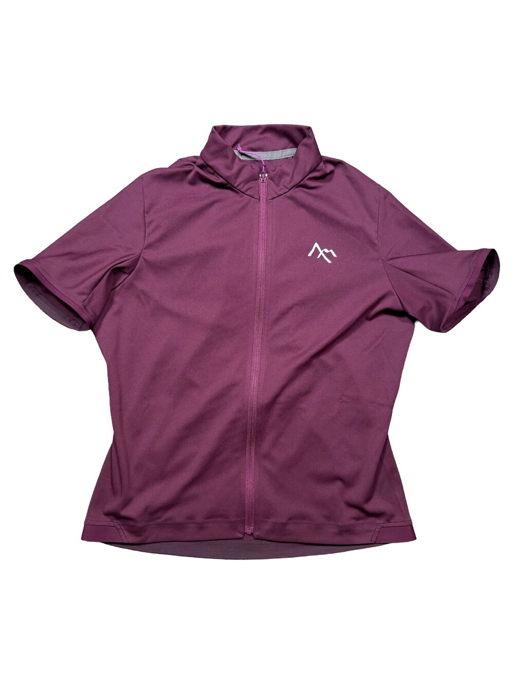 7mesh Britannia Jersey SS Women's M Maroon Purple Full Zip Cycling Bike Jersey